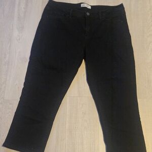 BKE Gabby Black Ankle Jeans